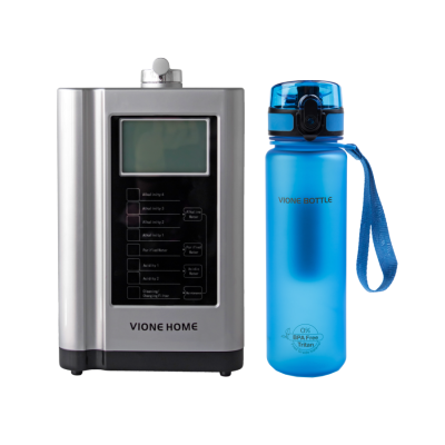 Домашний ионизатор Vione Home + минеральная бутылка Vione Mineral Bottle Sport синяя