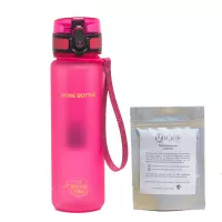 Комплект «Vione Mineral Bottle Sport» розовая + минеральные шарики